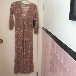 Juniors ankle length cardigan